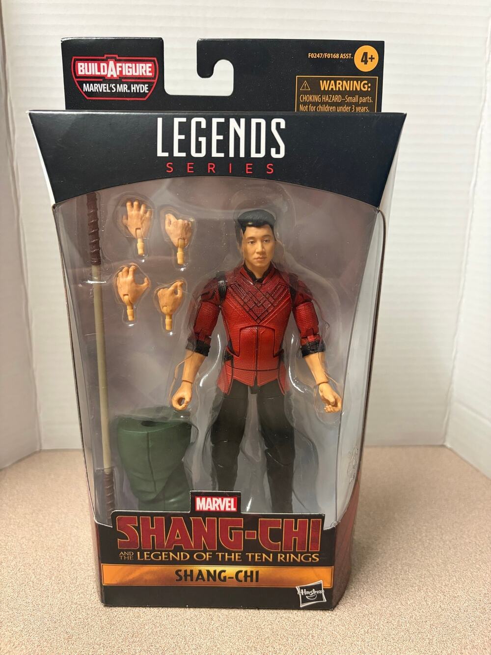 NEW IN BOX SEALED Marvel Legends 6" Shang-Chi Wave - Shang-Chi (Mr. Hyde BAF)
